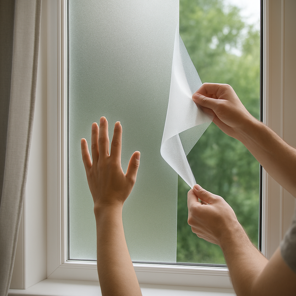 Frosted Window Film for Privacy: Affordable, Reversible and Stylish Options