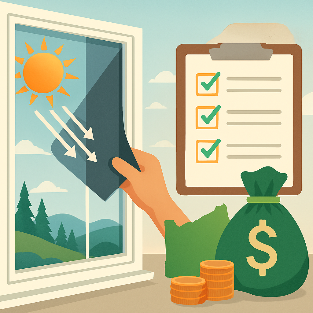 Window Film Energy Rebates in Oregon: How to Qualify, Apply and Maximize Savings