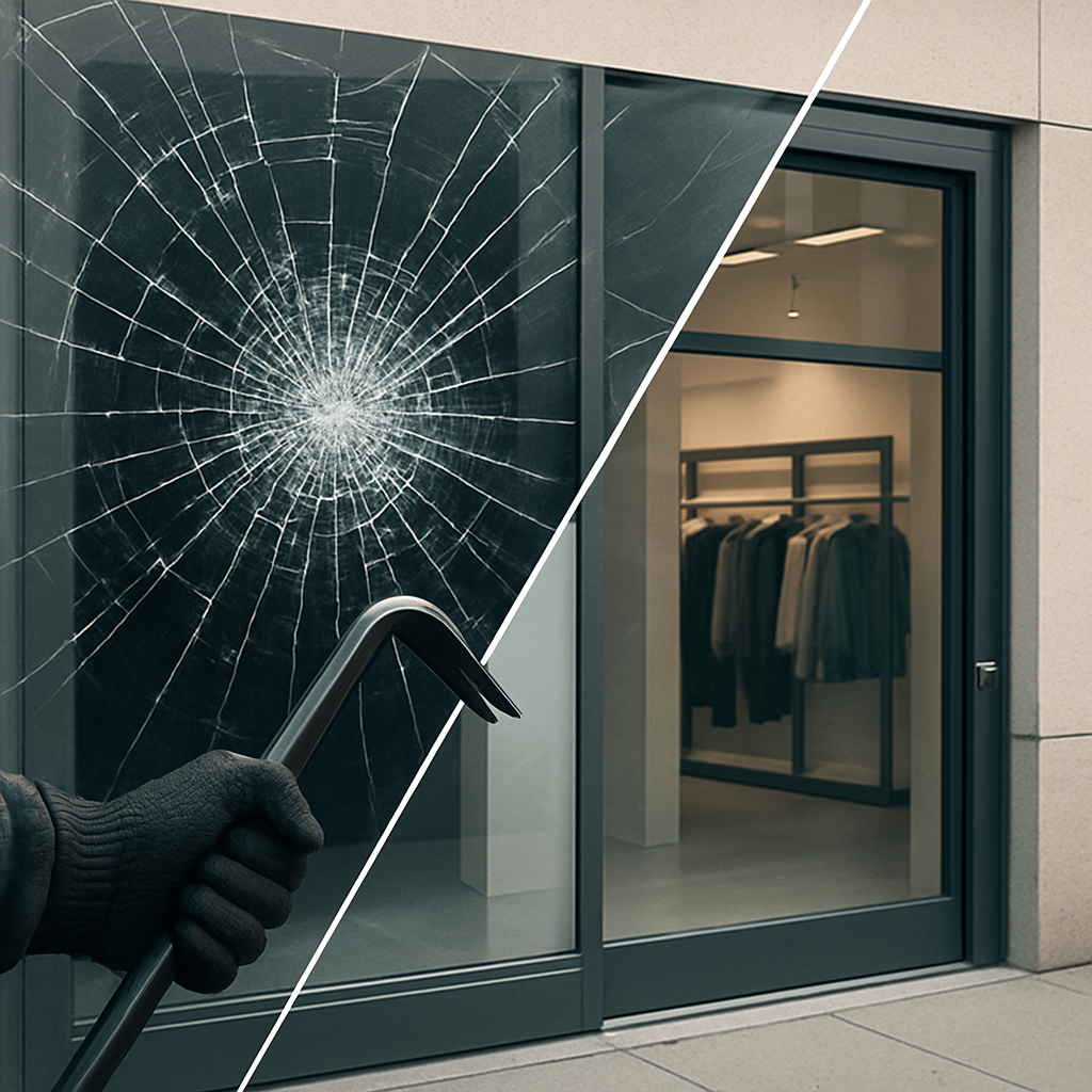 Commercial Storefront Safety Film: Prevent Break-Ins and Reduce Vandalism Damage